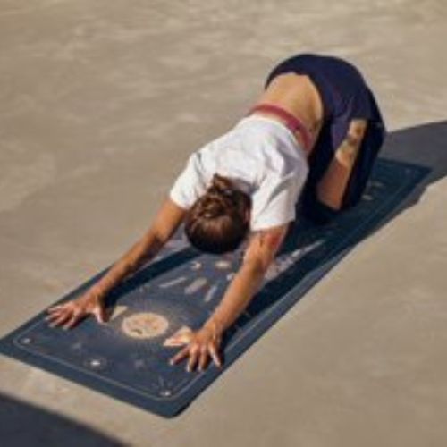 Moonholi MAGIC TRAVEL 1,5 mm cestovná podložka na jogu fialová SKU-117