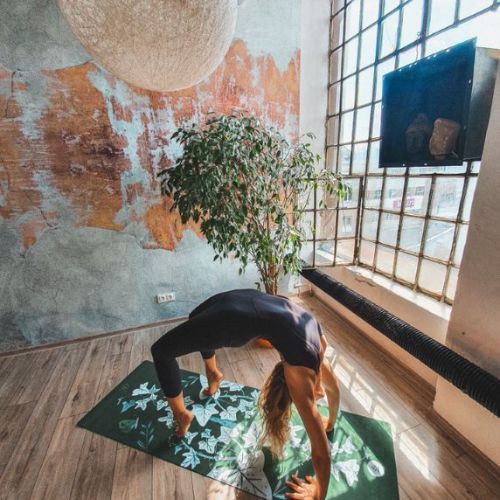 Moonholi podložka na jogu VEGANIKA NIGHT 3 mm zelená SKU-111