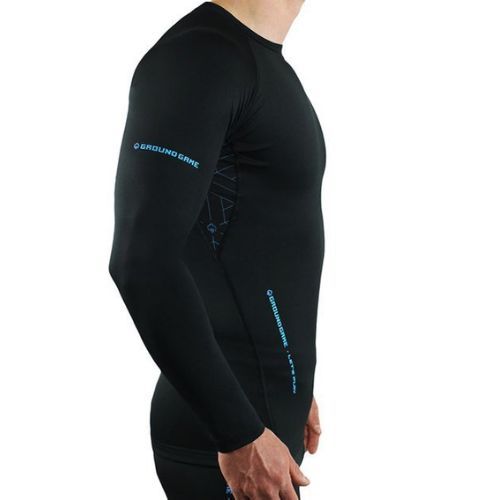 Pánsky chránič Ground Game Athletic 3.0 Rashguard black RASHATH3LS