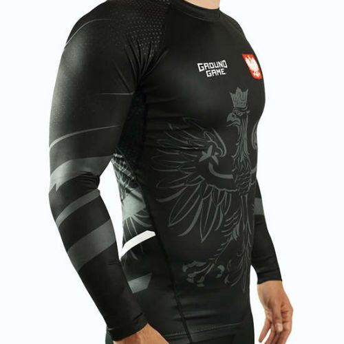 Pánsky chránič Rashguard Ground Game Poland black 21RASHPOLLS