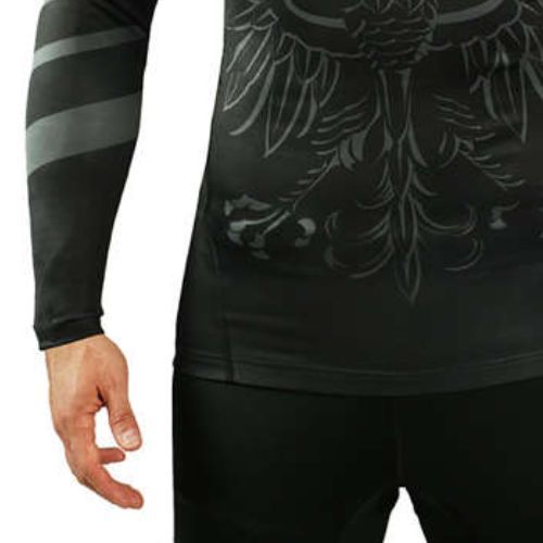 Pánsky chránič Rashguard Ground Game Poland black 21RASHPOLLS