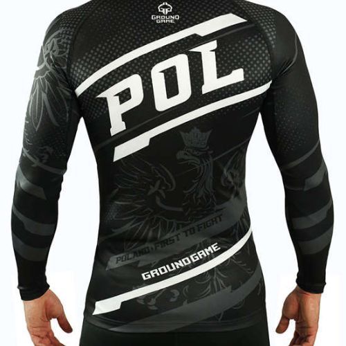 Pánsky chránič Rashguard Ground Game Poland black 21RASHPOLLS