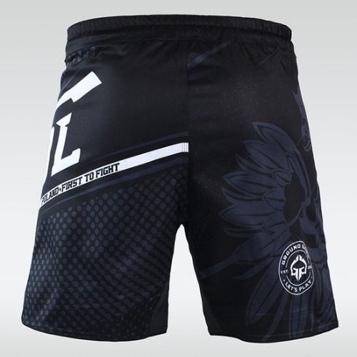 Pánske tréningové šortky Ground Game MMA Poland black MMASHOPOLS