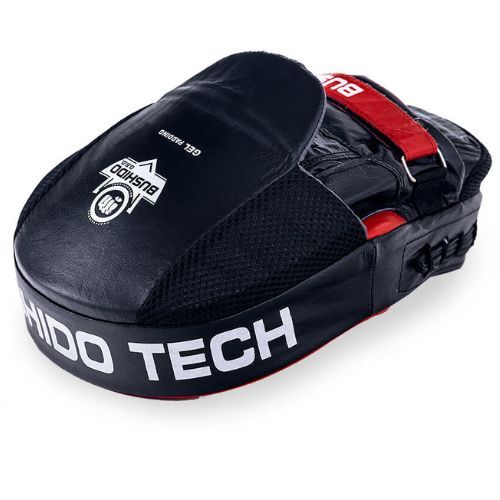 Tréningové disky Bushido z prírodnej kože čierne ARF-1101-S