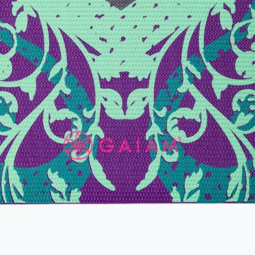 Podložka na jogu Gaiam Moroccan Garden 4 mm fialová 62612