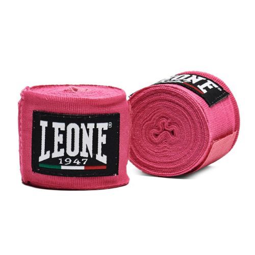 Boxerské bandáže Leone 1947 Hand Wraps pink AB705