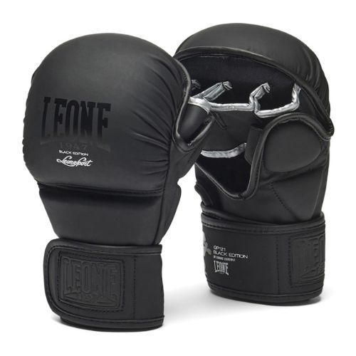 Leone 1947 Black Edition MMA sparing rukavice čierne GP1213