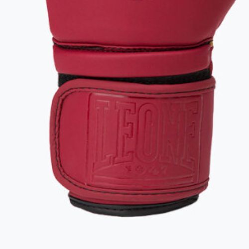 Boxerské rukavice Leone Bordeaux bordovej farby GN059X