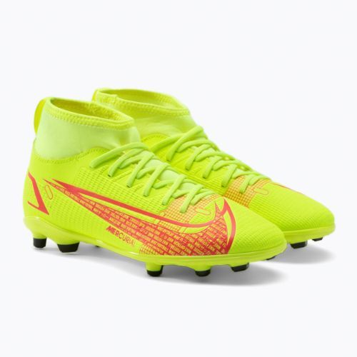 Detské kopačky Nike Superfly 8 Club FG/MG Jr žlté CV0790-760