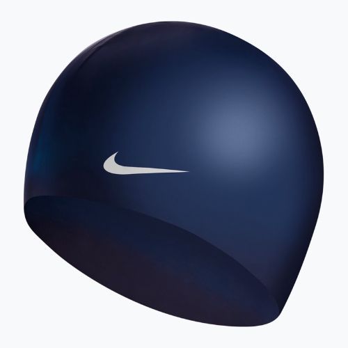 Plavecká čiapka Nike Solid Silicone navy blue 93060-440