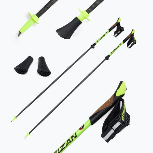 FIZAN Carbon Pro nordic walking palice žlté S20 CA07