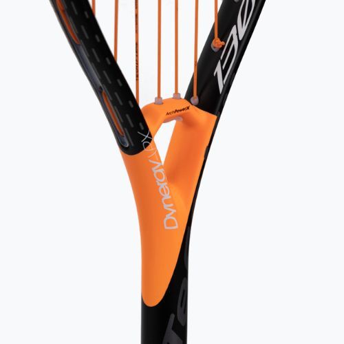 Squashová raketa Tecnifibre Dynergy Apx 130 black-orange 12DYN13020