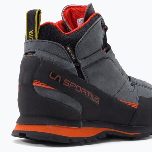 La Sportiva pánska treková obuv Boulder X Mid grey-orange 17E900304