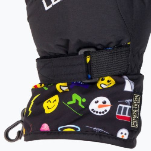 Level Junior detské lyžiarske rukavice čierne 4152