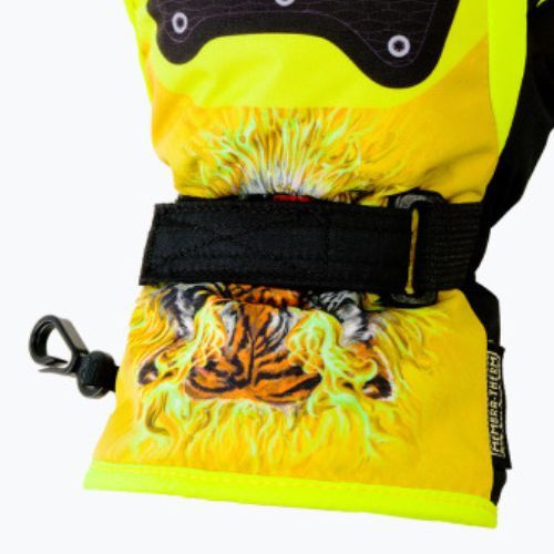 Level Junior detské lyžiarske rukavice žlté 4152