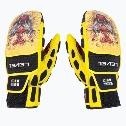 Pánske lyžiarske rukavice Level Worldcup Cf Mitt Yellow 3009