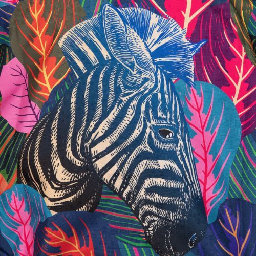 Dámska bunda do dažďa Waikane Vibe Blue Zebra navy blue