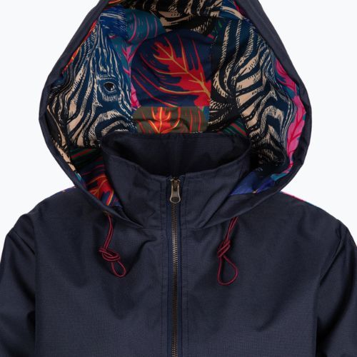 Dámska bunda do dažďa Waikane Vibe Blue Zebra navy blue
