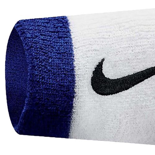 Náramky Nike Swoosh Doublewide Wristbands biele N0001586-620