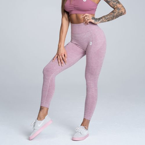 Dámske bezšvové legíny Glamour Gym pink 197