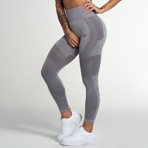Dámske legíny Gym Glamour Fusion šedá 331