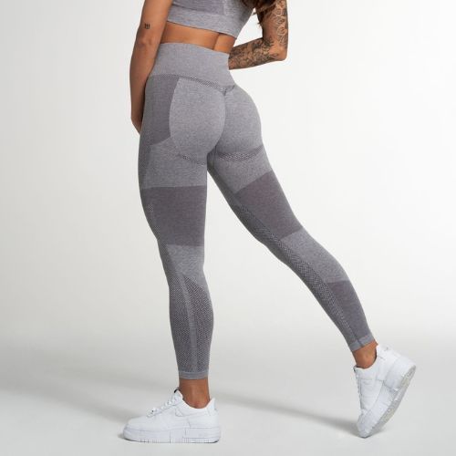 Dámske legíny Gym Glamour Fusion šedá 331