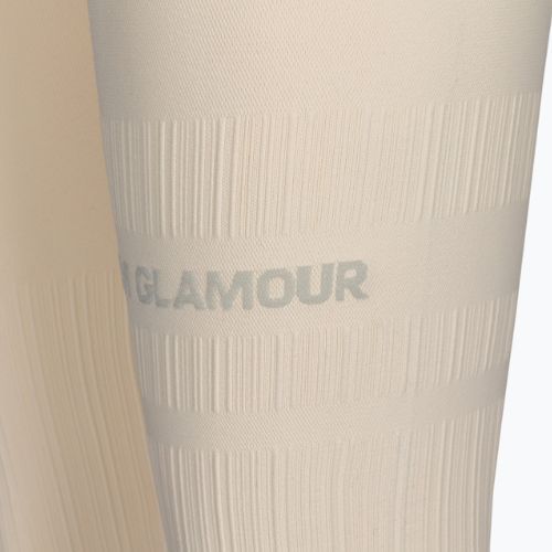 Dámske tréningové legíny Gym Glamour push up beige 375