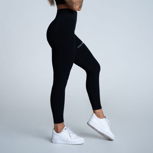 Dámske tréningové legíny Gym Glamour push up black 311