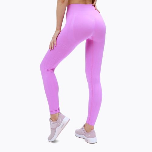 Dámske tréningové legíny Gym Glamour push up pink 368