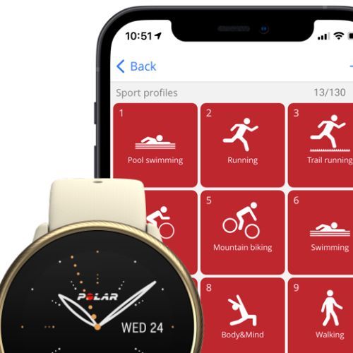 Hodinky Polar Ignite 2 ružové