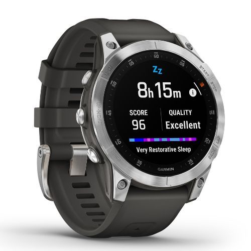 Hodinky Garmin Epix 2 Hrm Elevate Ox strieborné 010-02582-01