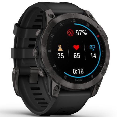 Garmin Epix 2 Sapphire HRM Elevate Ox hodinky čierne 010-02582-11