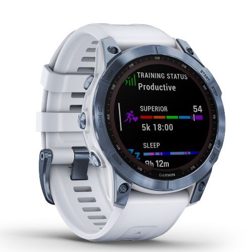 Garmin Fenix 7 Sapphire Solar Hrm Elevate Ox hodinky modré 010-02540-25