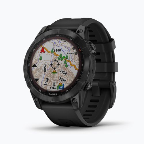 Garmin Fenix 7 Sapphire Solar Hrm Elevate Ox hodinky čierne 010-02540-35