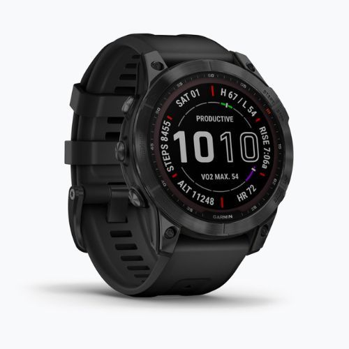 Garmin Fenix 7 Sapphire Solar Hrm Elevate Ox hodinky čierne 010-02540-35