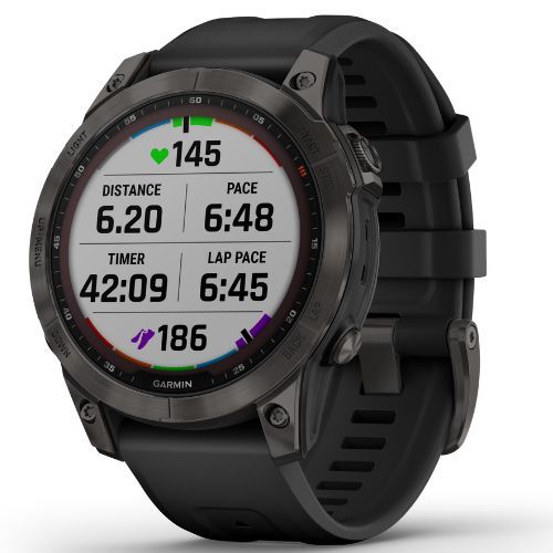 Hodinky Garmin Fenix 7 Sapphire Solar Hrm Elevate Ox black 010-02540-21