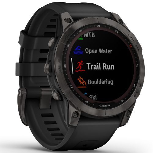 Hodinky Garmin Fenix 7 Sapphire Solar Hrm Elevate Ox black 010-02540-21