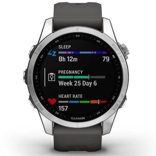 Hodinky Garmin Fenix 7S Hrm Elevate Ox strieborné 010-02539-03