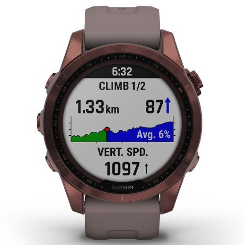 Hodinky Garmin Fenix 7S Sapphire Solar Hrm Elevate Ox black 010-02539-25