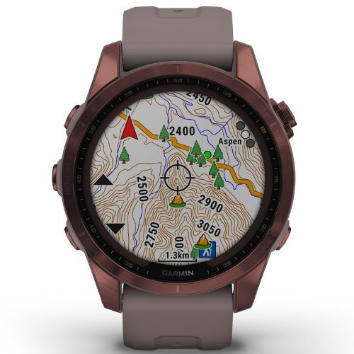 Hodinky Garmin Fenix 7S Sapphire Solar Hrm Elevate Ox black 010-02539-25