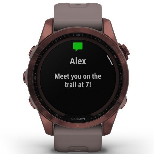 Hodinky Garmin Fenix 7S Sapphire Solar Hrm Elevate Ox gold 010-02539-21