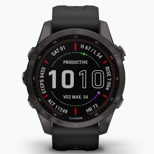 Hodinky Garmin Fenix 7S Sapphire Solar Hrm Elevate Ox black 010-02539-25