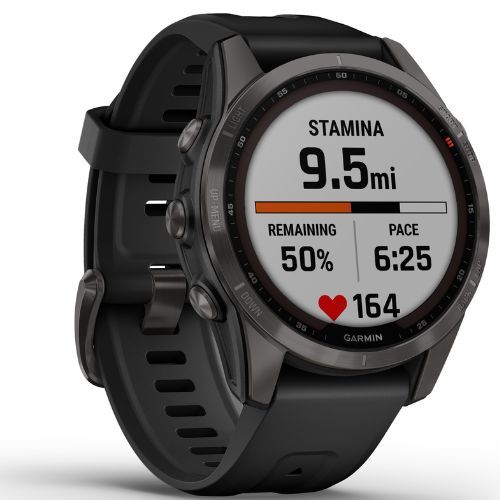 Hodinky Garmin Fenix 7S Sapphire Solar Hrm Elevate Ox black 010-02539-25