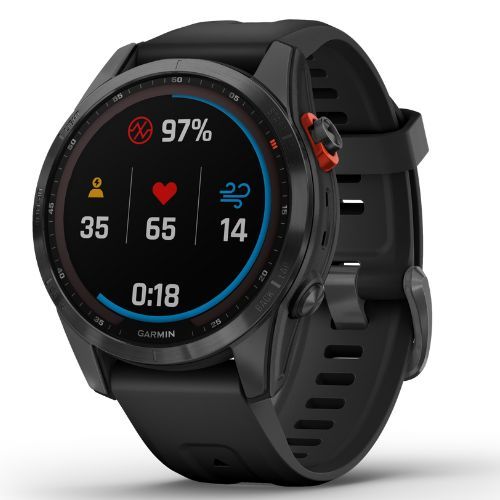 Hodinky Garmin Fenix 7S Solar Hrm Elevate Ox sivé 010-02539-13