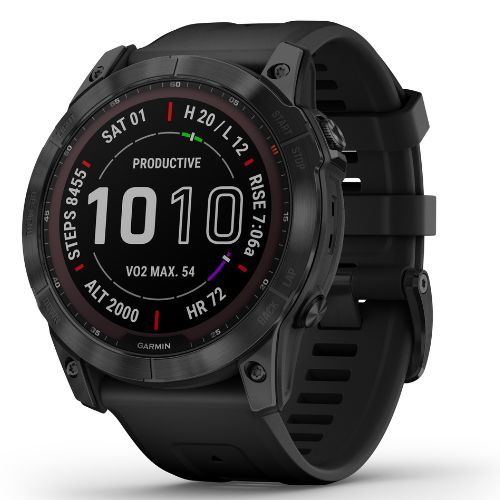 Hodinky Garmin Fenix 7X Sapphire Solar Hrm Elevate Ox black 010-02541-23