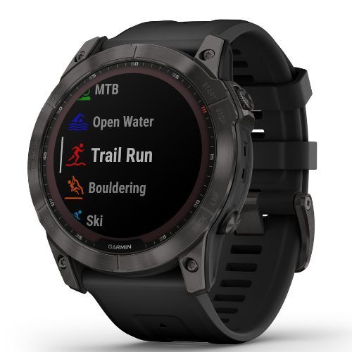 Hodinky Garmin Fenix 7X Sapphire Solar Hrm Elevate Ox black 010-02541-11