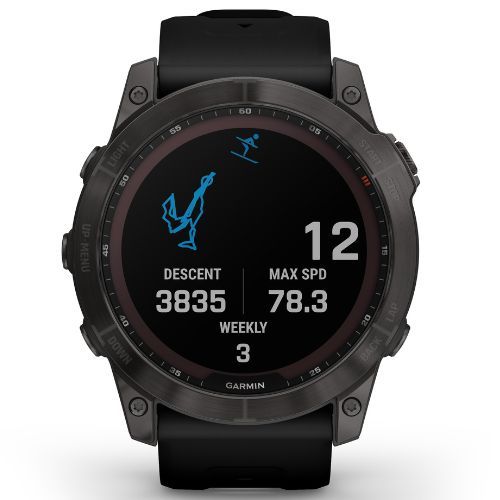 Hodinky Garmin Fenix 7X Sapphire Solar Hrm Elevate Ox black 010-02541-11