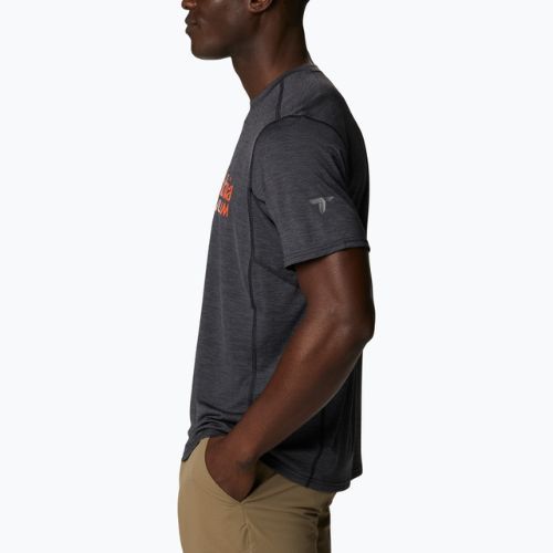 Columbia Titan Pass Graphic Tee pánske trekingové tričko čierne 1991471