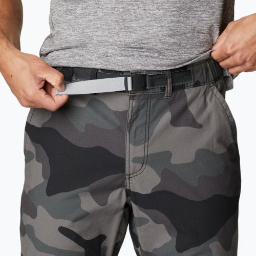 Columbia Wallowa Belted 012 grey-black pánske trekingové nohavice 1955361