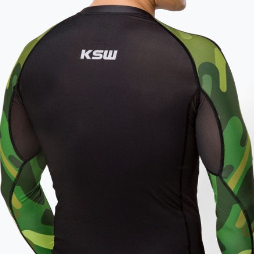 Pánsky chránič KSW Camo LS Rashguard black